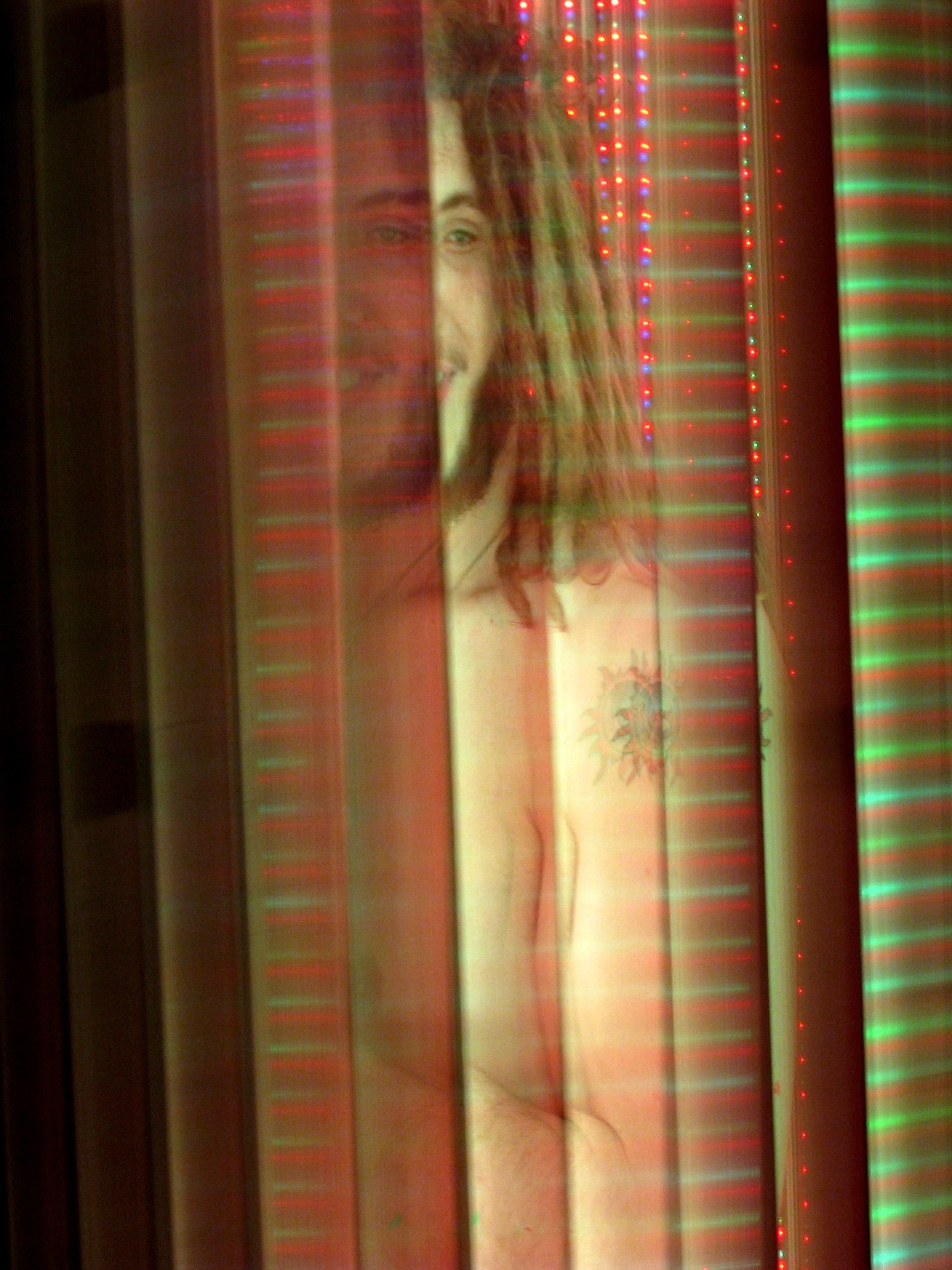 Wide angle view of the Strange Attractor installation