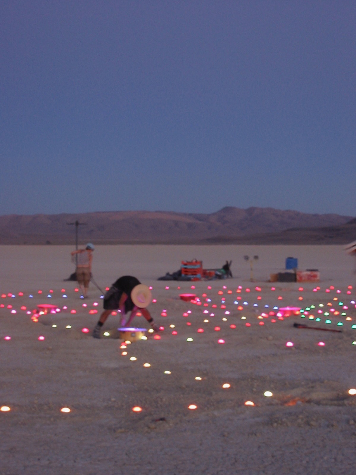 Burying the pods after first activation. Everything seems to work...so far for SoLA.